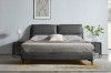 Picture of ROMEO Genuine Leather Bed Frame in King Size (Dark Grey)
