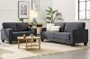Picture of HERBERT Corduroy Sofa Range (Grey) - 2 Seater