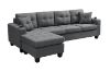 Picture of KLARA Reversible Sectional Sofa with Cupholders (Dark Grey)