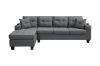 Picture of KLARA Reversible Sectional Sofa with Cupholders (Dark Grey)