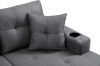Picture of KLARA Reversible Sectional Sofa with Cupholders (Dark Grey)