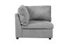 Picture of ASPECT Nappa Fabric Memory Foam Sectional Modular Sofa (Grey) - Corner