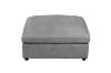 Picture of ASPECT Nappa Fabric Memory Foam Sectional Modular Sofa (Grey) - Ottoman