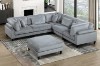 Picture of VIANNA Corduroy Sectional Modular Sofa Range (Grey)