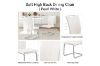 Picture of EDAN High Back Dining Chair with Powder Coating Base (Pearl White) 