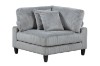 Picture of VIANNA Corduroy Sectional Modular Sofa Range (Grey) - 2PC Big Combo Set