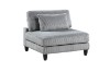 Picture of VIANNA Corduroy Sectional Modular Sofa Range (Grey) - 3PC Big Combo Set 