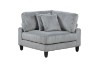 Picture of VIANNA Corduroy Sectional Modular Sofa Range (Grey) - 4PC Big Combo Set 