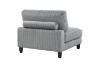 Picture of VIANNA Corduroy Sectional Modular Sofa Range (Grey) - 4PC Big Combo Set 