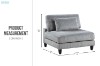Picture of VIANNA Corduroy Sectional Modular Sofa Range (Grey) - 3PC Big Combo Set 