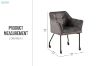 Picture of WANDA Versatile Armchair with Wheels (Grey) - Each