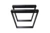 Picture of SynergyPlus H74 Trapezoid Metal Table Legs with 160 Support Bracket