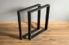 Picture of SynergyPlus H73.5 Square Metal Table Legs with 200 Support Bracket