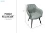 Picture of CAMILLE Arm Dining Chair (Green) - Each