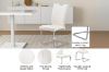 Picture of EDAN High Back Dining Chair with Powder Coating Base (Pearl White) - Each