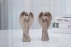 Picture of Guardian Angel H22 Sandstone-Look Figurine - Angel A