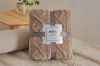 Picture of Soft Jacquard Pattern Blanket (150x200) - Brown