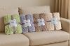Picture of Soft Jacquard Pattern Blanket (150x200) - Brown