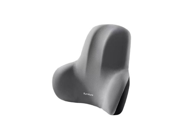 Picture of  Memory Foam Lumbar Support Cushion For Office Chair & Car Seat (Grey)