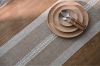 Picture of 376-008 Jacquard Geometric Pattern Table Runner/Bed Runner (Light Brown) - 33cmx240cm