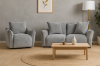 Picture of ROTTERDAM Fabric 3 Seater Sofa (Grey) 