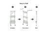 Picture of MALLORCA 3 Tier Foldable Wheel Trolley