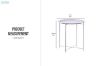 Picture of NAGOYA Removable Round Tray Side Table (White)
