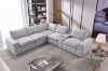 Picture of LUXEON Sectional Modular Sofa Range - 4PC Chaise Facing Right Combo Set (LAF Armchair + Armlessx2 + Corner)
