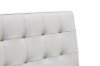 Picture of AUGUSTA Genuine Leather Bed Frame in King  Size (Light Grey)