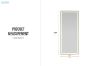Picture of 339-017 H160 Golden Rounded Rectangle Mirror with LED Light