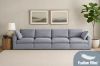 Picture of FAIRFIELD Feather-Filled Sectional Modular Sofa Range - 5PC Big Combo Set (Armlessx2 + Cornerx2 + Ottoman)