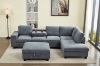 Picture of OSAKA Sectional Sofa (Grey) - Chaise Facing Left without Ottoman