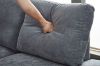 Picture of OSAKA Sectional Sofa (Grey) - Chaise Facing Right with Ottoman