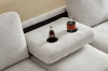 Picture of OSAKA Sectional Sofa (Light Color) - Chaise Facing Right with Ottoman