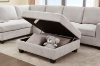 Picture of OSAKA Sectional Sofa (Light Color) - Chaise Facing Right with Ottoman