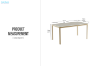 Picture of ONSLOW 150 Sintered Stone Top Dining Table 