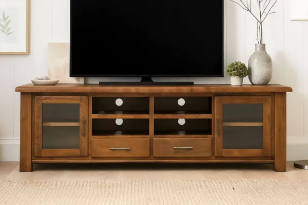 Picture of FLINDERS 2M Solid Pine Wood Large TV Unit