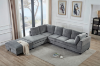 Picture of LIBERTY PREMIUM Sectional Sofa with Storage Ottoman (Grey)