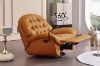 Picture of SANO 360° Swivel Manual Recliner Lounge Chair with Mobile Holder (Orange)