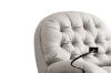 Picture of SANO 360° Swivel Manual Recliner Lounge Chair with Mobile Holder (Beige)