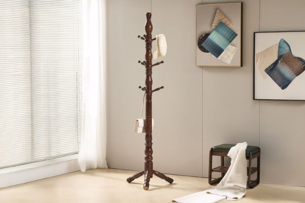 Picture of ALASKA Solid Wood Coat Rack (Brown)