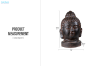 Picture of 658-021 H52 Head Buddha Statue