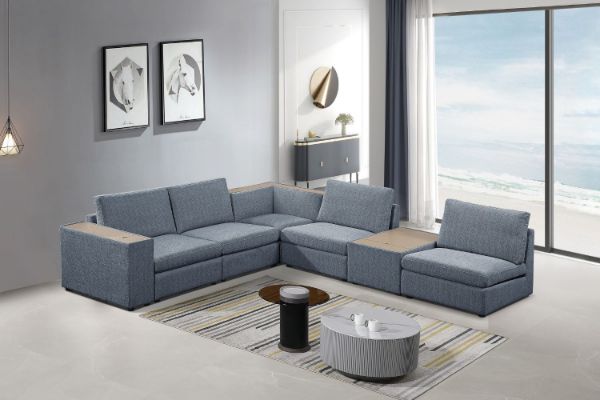 Picture of DYNASTY Premium Modular Corner Sofa Set (Sage)