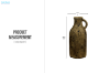 Picture of 655-018 H50 Colored Terracotta Vase
