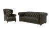 Picture of BAMBURGH 100% Genuine Leather Chesterfield 1 Seater Sofa/Armchair/Sofa Chair  