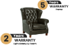 Picture of BAMBURGH 100% Genuine Leather Chesterfield 1 Seater Sofa/Armchair/Sofa Chair  