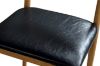 Picture of HORN Metal Frame Dining Chair with Black Cushion - Each