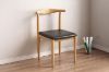 Picture of HORN Metal Frame Dining Chair with Black Cushion - 4 Chairs in 1 Carton