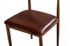 Picture of HORN Metal Frame Dining Chair with Brown Cushion - Each