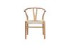 Picture of 53x50x79 WISHBONE Solid Wood Y Replica Chair (Natural Frame-Beige Seat) - Each